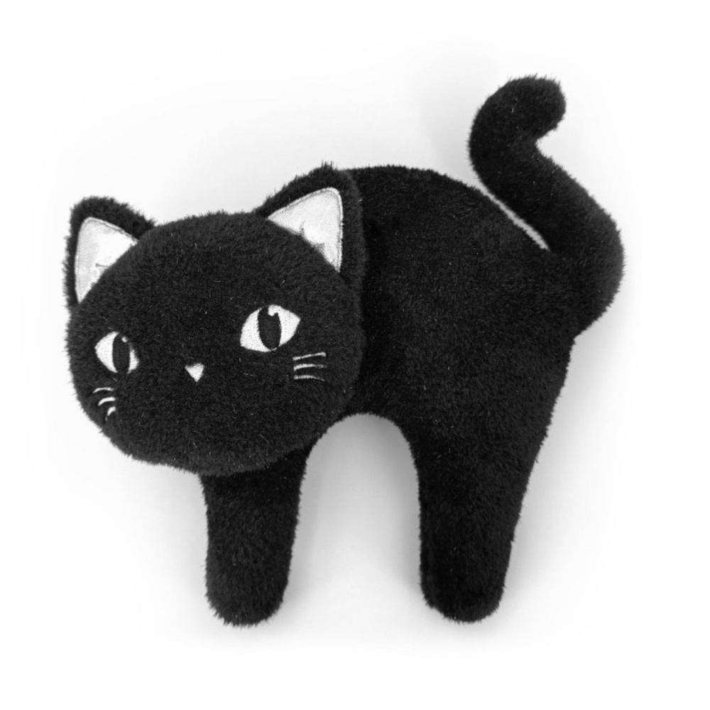 Spooky Black Cat Plush Throw Pillow - Target Bullseye Playground